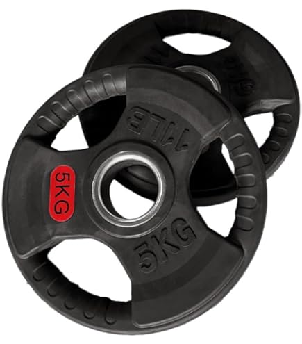 Amazon | 【WNJAPAN】ダンベル オリンピック ラバープレート 7穴